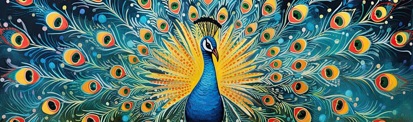 Gemälde Pfau von Blickfänger Gemälde