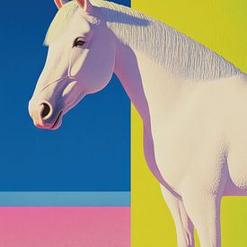 Popart Paard van ByNoukk