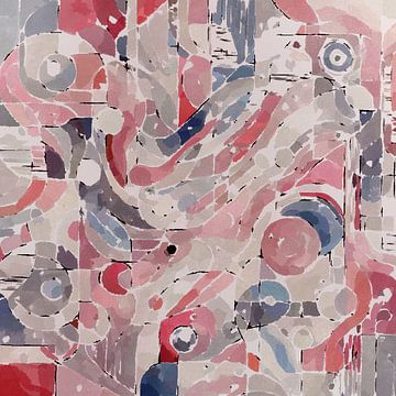 Watercolour abstraction by Kay Weber