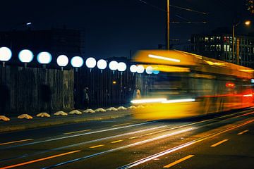 Berlin – Bernauer Strasse / Lichtgrenze van Alexander Voss