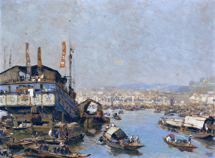 Port de Singapour, ERICH KIPS, vers 1928 par Atelier Liesjes