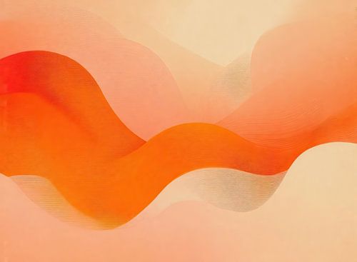 Dégradé beige et orange