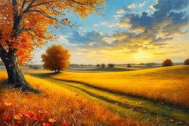 Niederländischer Landschaftsexpressionismus von The Photo Artist