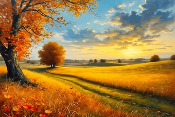Nederlands landschap expressionistme van The Photo Artist