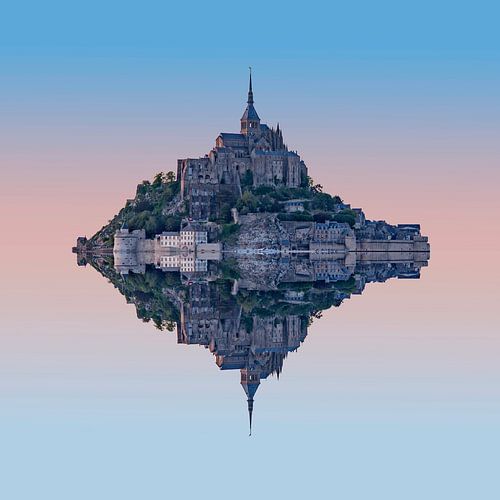 Mont Saint Michel sur Rene Ladenius Digital Art
