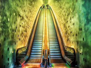 Hamburg - Rolltreppe zur Elbphilamonie-Plaza
