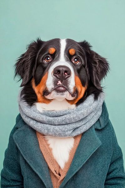 Bernese Mountain Dog von Poster Art Shop