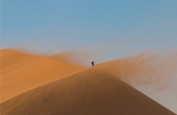 Eenzame Hoogte (Winnende foto National Geographic Fotowedstrijd 2018) van Gerard van Roekel