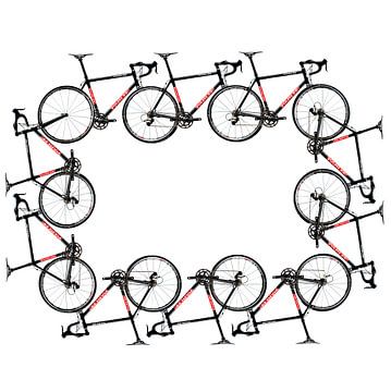 Défilé de vélos (vu sur vtwonen) sur Michel Groen