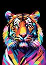 Tijger Pop Art van MIROKKU thumbnail