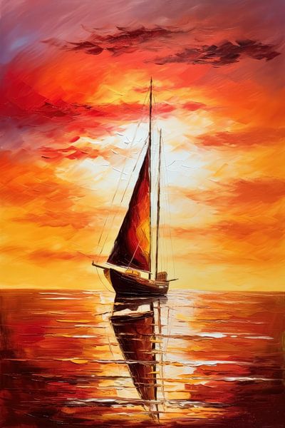 Segelboot 7 von Bert Nijholt