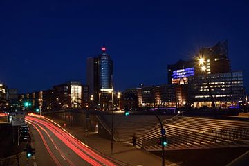 Blue Hour Hamburg van Elbkind89