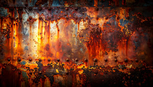 Hintergrund mit Rostmetall