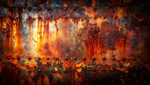 Hintergrund mit Rostmetall