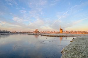 Molen in de winter