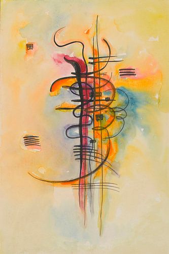 Waterverf nr. 325, Wassily Kandinsky
