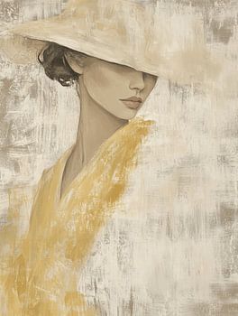 Modernes abstraktes Porträt