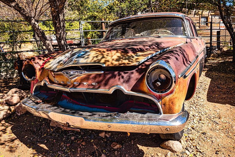 Oldtimer Desoto at the Route 66 USA by Dieter Walther