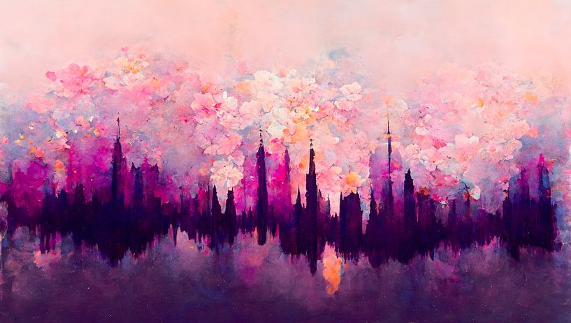 Purple City by Treechild