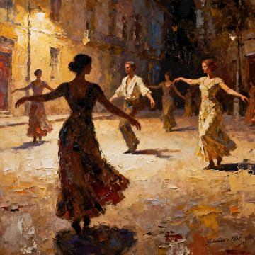 Dance of Celebration van Johannas Art Creations