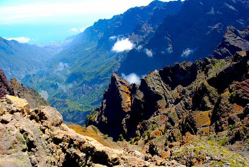 Vulkanisch hart van La Palma