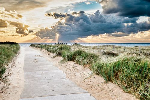 Strand in Richtung Nordsee