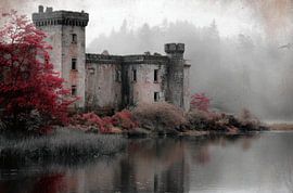 Mysterious Castle by the Water by BowiScapes - Fine Art and Urban Wall Art