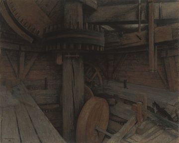 Binnenste van een molen, Charles Mertens van Atelier Liesjes