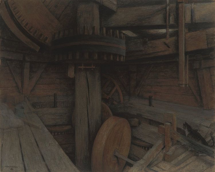 Das Innere einer Mühle, Charles Mertens von Atelier Liesjes