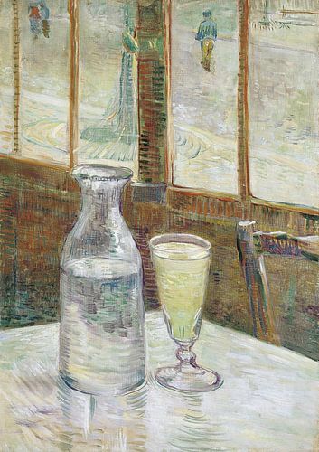 Vincent van Gogh. Cafétafel met absint, 1887