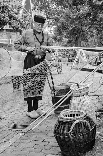 Netten boeten door een visser