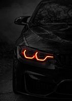 Dunkle Sillouette BMW M4