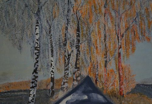 Allee im Winter