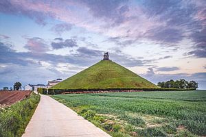 Der Löwe von Waterloo während der goldenen Stunde