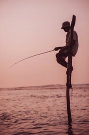 Fisherman in Sri Lanka by Lotte de Graaf
