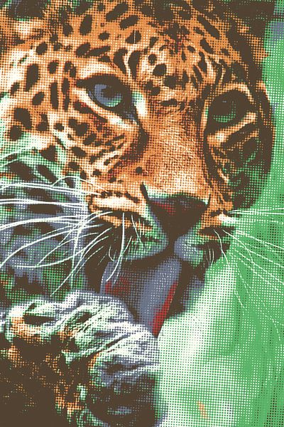 Leopard Portrait von AD DESIGN Photo & PhotoArt