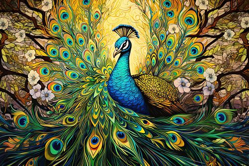 Pfau Kunst