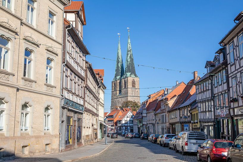 Quedlinburg - Pölkenstraße and Nikolai Church by t.ART