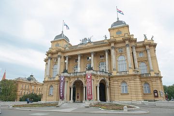 Zagrab nationale theater van Richard Wareham