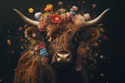 Highlander in Bloom - Force of Nature in Floral Beauty