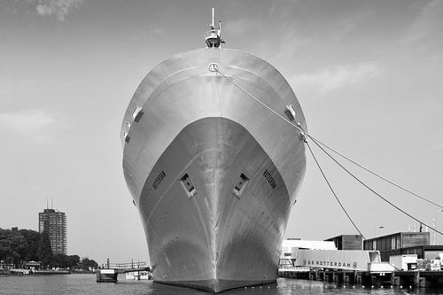 SS Rotterdam Schiff - Schwarzweißfotografie