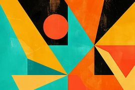 Geometric abstract art by Poster Art Shop