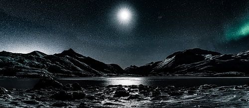 Noorwegen nacht Noorderlicht 