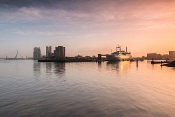 Sunrise at the SS Rotterdam by Ilya Korzelius
