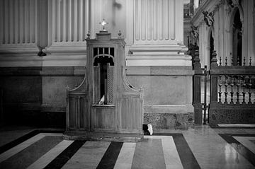 Confession in Spanish church by Rob van Dam