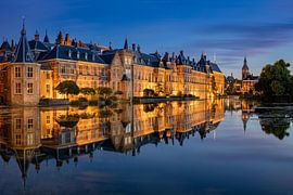 Evening at the Hofvijver in The Hague