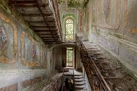 Stairwell in an abandoned villa (Italy)