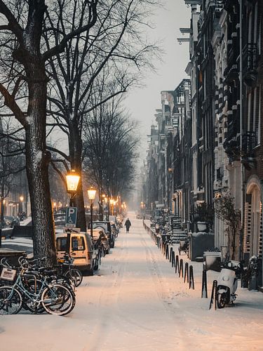 Bloemgracht Winter 2021 #1 (warm edit) sur Roger Janssen