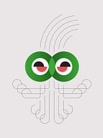Moustasio - Bright green eyed (Strahlend grüne Augen)