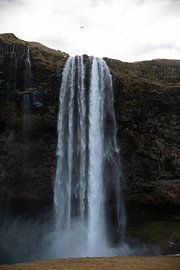 A beautiful waterfall in Iceland by Sophie Feenstra